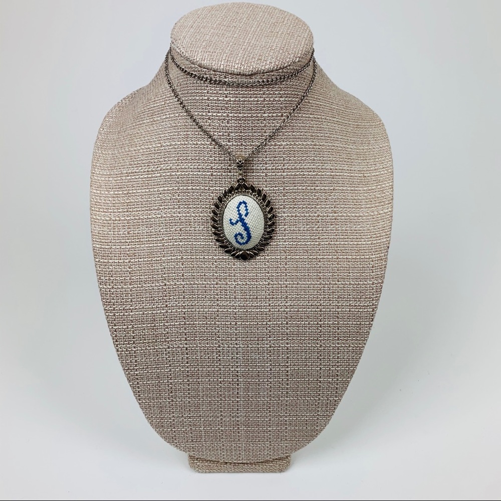 Boho Inspired Name Initial S Necklace